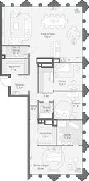 5-BD Apartment Sale, 197.1平方米 at Frunzenskaya naberezhnaya, Frunzenskaya Embankment, 30, Moscow, Russia #3 5-BD Apartment Sale, 197.1平方米 at Frunzenskaya naberezhnaya, Frunzenskaya Embankment, 30, Moscow, Russia #3