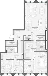3-BD Apartment Sale, 248.4平方米 at Frunzenskaya naberezhnaya, Frunzenskaya Embankment, 30, Moscow, Russia #4