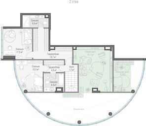 4-BD Apartment Sale, 239 sq. m. at Frunzenskaya naberezhnaya, Frunzenskaya Embankment, 30, Moscow, Russia #2
