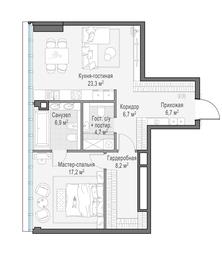 Продажа 1-комн. квартиры, 73,6 м² в ЖК «Клубный город-парк «Фрунзенская набережная»», Фрунзенская набережная, 30, Москва, Россия #3 Продажа 1-комн. квартиры, 73,6 м² в ЖК «Клубный город-парк «Фрунзенская набережная»», Фрунзенская набережная, 30, Москва, Россия #3