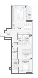 Продажа 3-комн. квартиры, 117,9 м² в ЖК «Клубный город-парк «Фрунзенская набережная»», Фрунзенская набережная, 30, Москва, Россия #4