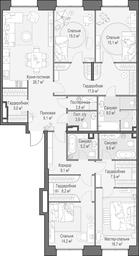 3-BD Apartment Sale, 173.8平方米 at Life Time, Sergeya Makeyeva Street, вл11/9с1-10, Moscow, Russia #3 3-BD Apartment Sale, 173.8平方米 at Life Time, Sergeya Makeyeva Street, вл11/9с1-10, Moscow, Russia #3