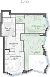 2-BD Apartment Sale, 115.5 sq. m. at Tishinskiy bulvar, Gruzinsky Val Street, 10, Moscow, Russia #2
