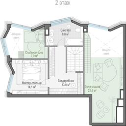 3-BD Apartment Sale, 127.2平方米 at Tishinskiy bulvar, Gruzinsky Val Street, 10, Moscow, Russia #2 3-BD Apartment Sale, 127.2平方米 at Tishinskiy bulvar, Gruzinsky Val Street, 10, Moscow, Russia #2