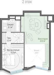 1-BD Apartment Sale, 90.2平方米 at Tishinskiy bulvar, Gruzinsky Val Street, 10, Moscow, Russia #4