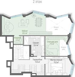 4-BD Apartment Sale, 146.3 sq. m. at Tishinskiy bulvar, Gruzinsky Val Street, 10, Moscow, Russia #2