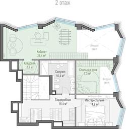 4-BD Apartment Sale, 145.8 sq. m. at Tishinskiy bulvar, Gruzinsky Val Street, 10, Moscow, Russia #2