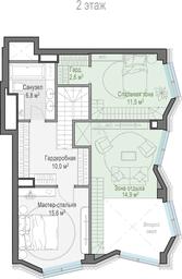 2-BD Apartment Sale, 117.1 sq. m. at Tishinskiy bulvar, Gruzinsky Val Street, 10, Moscow, Russia #2