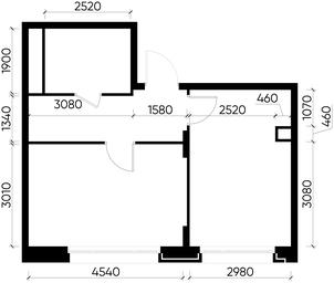Apartment Sale, 38.7 sq. m. at Peredelkino Blizhnee, Korneya Chukovskogo Street, 1, Vnukovskoye Settlement, Moscow, Russia #3