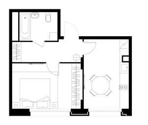 Apartment Sale, 38.7 sq. m. at Peredelkino Blizhnee, Korneya Chukovskogo Street, 1, Vnukovskoye Settlement, Moscow, Russia #4