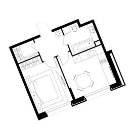 Apartment Sale, 36.7 sq. m. at Peredelkino Blizhnee, Korneya Chukovskogo Street, 1, Vnukovskoye Settlement, Moscow, Russia #4