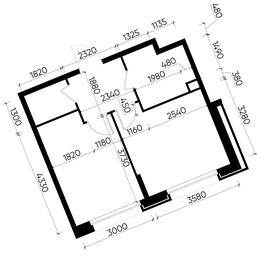Apartment Sale, 36.7 sq. m. at Peredelkino Blizhnee, Korneya Chukovskogo Street, 1, Vnukovskoye Settlement, Moscow, Russia #3