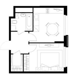 Apartment Sale, 35.8 sq. m. at Peredelkino Blizhnee, Korneya Chukovskogo Street, 1, Vnukovskoye Settlement, Moscow, Russia #4