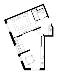 Apartment Sale, 45.2 sq. m. at Peredelkino Blizhnee, Korneya Chukovskogo Street, 1, Vnukovskoye Settlement, Moscow, Russia #4