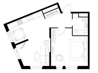 Apartment Sale, 54.1 sq. m. at Peredelkino Blizhnee, Korneya Chukovskogo Street, 1, Vnukovskoye Settlement, Moscow, Russia #4