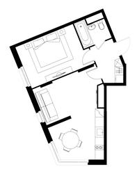 Apartment Sale, 45.2平方米 at Peredelkino Blizhnee, Korneya Chukovskogo Street, 1, Vnukovskoye Settlement, Moscow, Russia #4