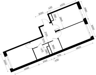 2-BD Apartment Sale, 55.7 sq. m. at Peredelkino Blizhnee, Korneya Chukovskogo Street, 1, Vnukovskoye Settlement, Moscow, Russia #3 2-BD Apartment Sale, 55.7 sq. m. at Peredelkino Blizhnee, Korneya Chukovskogo Street, 1, Vnukovskoye Settlement, Moscow, Russia #3
