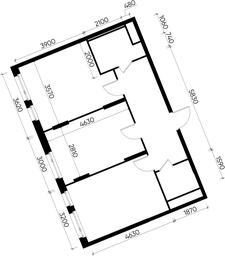 2-BD Apartment Sale, 61.4 sq. m. at Peredelkino Blizhnee, Korneya Chukovskogo Street, 1, Vnukovskoye Settlement, Moscow, Russia #3 2-BD Apartment Sale, 61.4 sq. m. at Peredelkino Blizhnee, Korneya Chukovskogo Street, 1, Vnukovskoye Settlement, Moscow, Russia #3