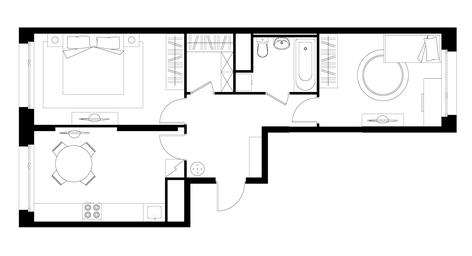 2-BD Apartment Sale, 56.9 sq. m. at Peredelkino Blizhnee, Korneya Chukovskogo Street, 1, Vnukovskoye Settlement, Moscow, Russia #4