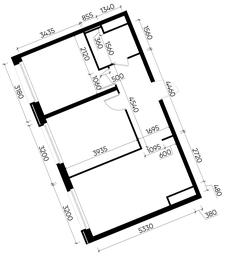 2-BD Apartment Sale, 53.1平方米 at Peredelkino Blizhnee, Korneya Chukovskogo Street, 1, Vnukovskoye Settlement, Moscow, Russia #3