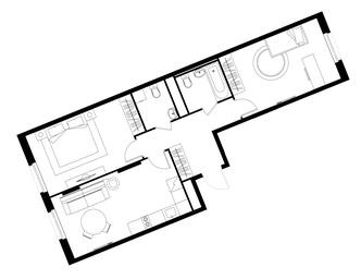 2-BD Apartment Sale, 66.5平方米 at Peredelkino Blizhnee, Korneya Chukovskogo Street, 1, Vnukovskoye Settlement, Moscow, Russia #4