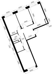 3-BD Apartment Sale, 74.6 sq. m. at Peredelkino Blizhnee, Korneya Chukovskogo Street, 1, Vnukovskoye Settlement, Moscow, Russia #3 3-BD Apartment Sale, 74.6 sq. m. at Peredelkino Blizhnee, Korneya Chukovskogo Street, 1, Vnukovskoye Settlement, Moscow, Russia #3