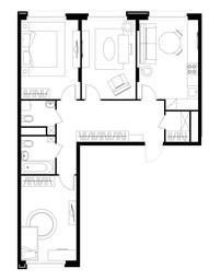 3-BD Apartment Sale, 83.1平方米 at Peredelkino Blizhnee, Korneya Chukovskogo Street, 1, Vnukovskoye Settlement, Moscow, Russia #4
