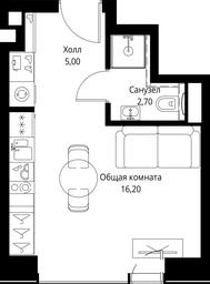 Apartment Sale, 23.9 sq. m. at VEER, Vereyskaya Street, Moscow, Russia #2 Apartment Sale, 23.9 sq. m. at VEER, Vereyskaya Street, Moscow, Russia #2