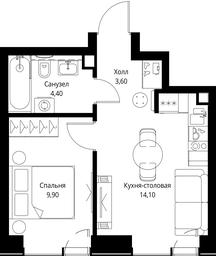 Продажа 1-комн. квартиры, 32 м² в ЖК «VEER», Верейская улица, Москва, Россия #4