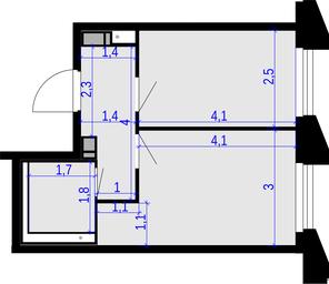 1-BD Apartment Sale, 33.6 sq. m. at Novaya Zvezda, Bachurinskaya ulitsa, 11, Settlement of Kommunarka, Moscow, Russia #3