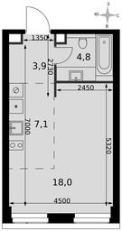 Apartment Sale, 33.8 sq. m. at Amber City, 3rd Khoroshyovsky Drive, 3А, Moscow, Russia #4