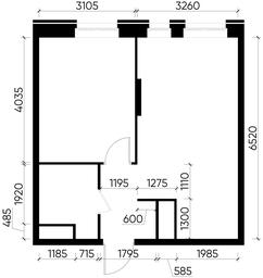 Apartment Sale, 39.4 sq. m. at Pervyi Moskovskiy, ulitsa Bianki, 1, Moskovskiy, Moscow, Russia #3