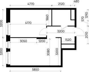 Apartment Sale, 42.7 sq. m. at Pervyi Moskovskiy, ulitsa Bianki, 1, Moskovskiy, Moscow, Russia #3 Apartment Sale, 42.7 sq. m. at Pervyi Moskovskiy, ulitsa Bianki, 1, Moskovskiy, Moscow, Russia #3
