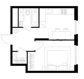 Apartment Sale, 34.4 sq. m. at Pervyi Moskovskiy, ulitsa Bianki, 1, Moskovskiy, Moscow, Russia #4