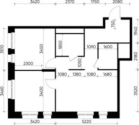 2-BD Apartment Sale, 61.3平方米 at Pervyi Moskovskiy, ulitsa Bianki, 1, Moskovskiy, Moscow, Russia #2 2-BD Apartment Sale, 61.3平方米 at Pervyi Moskovskiy, ulitsa Bianki, 1, Moskovskiy, Moscow, Russia #2