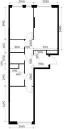 2-BD Apartment Sale, 63.8 sq. m. at Pervyi Moskovskiy, ulitsa Bianki, 1, Moskovskiy, Moscow, Russia #3