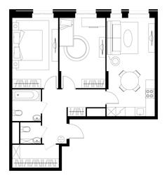 2-BD Apartment Sale, 69.1平方米 at Pervyi Moskovskiy, ulitsa Bianki, 1, Moskovskiy, Moscow, Russia #4