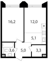 1-BD Apartment Sale, 45.2 sq. m. at Petrovskiy Park II, Stary Petrovsko-Razumovsky Drive, 1/23, Moscow, Russia #2 1-BD Apartment Sale, 45.2 sq. m. at Petrovskiy Park II, Stary Petrovsko-Razumovsky Drive, 1/23, Moscow, Russia #2