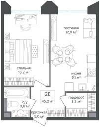 1-BD Apartment Sale, 45.2 sq. m. at Petrovskiy Park II, Stary Petrovsko-Razumovsky Drive, 1/23, Moscow, Russia #3 1-BD Apartment Sale, 45.2 sq. m. at Petrovskiy Park II, Stary Petrovsko-Razumovsky Drive, 1/23, Moscow, Russia #3