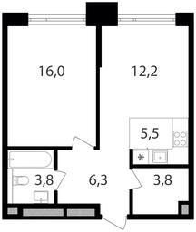 1-BD Apartment Sale, 47.6 sq. m. at Petrovskiy Park II, Stary Petrovsko-Razumovsky Drive, 1/23, Moscow, Russia #2 1-BD Apartment Sale, 47.6 sq. m. at Petrovskiy Park II, Stary Petrovsko-Razumovsky Drive, 1/23, Moscow, Russia #2
