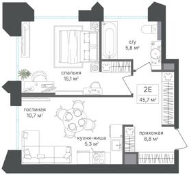 1-BD Apartment Sale, 45.7 sq. m. at Petrovskiy Park II, Stary Petrovsko-Razumovsky Drive, 1/23, Moscow, Russia #3 1-BD Apartment Sale, 45.7 sq. m. at Petrovskiy Park II, Stary Petrovsko-Razumovsky Drive, 1/23, Moscow, Russia #3