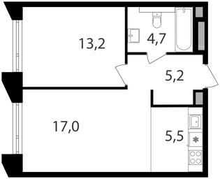 1-BD Apartment Sale, 45.6 sq. m. at Petrovskiy Park II, Stary Petrovsko-Razumovsky Drive, 1/23, Moscow, Russia #2 1-BD Apartment Sale, 45.6 sq. m. at Petrovskiy Park II, Stary Petrovsko-Razumovsky Drive, 1/23, Moscow, Russia #2