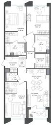3-BD Apartment Sale, 99.4平方米 at Petrovskiy Park II, Stary Petrovsko-Razumovsky Drive, 1/23, Moscow, Russia #3 3-BD Apartment Sale, 99.4平方米 at Petrovskiy Park II, Stary Petrovsko-Razumovsky Drive, 1/23, Moscow, Russia #3