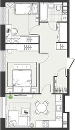 1-BD Apartment Sale, 53.7 sq. m. at Eko Bunino, prospekt Kuprina, 34к1, Sosenskoye Settlement, Moscow, Russia #2 1-BD Apartment Sale, 53.7 sq. m. at Eko Bunino, prospekt Kuprina, 34к1, Sosenskoye Settlement, Moscow, Russia #2