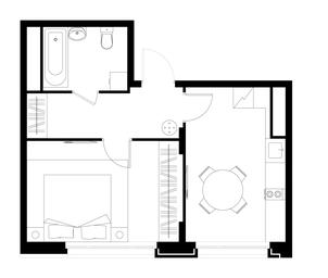 Apartment Sale, 38.2平方米 at Peredelkino Blizhnee, Korneya Chukovskogo Street, 1, Vnukovskoye Settlement, Moscow, Russia #4