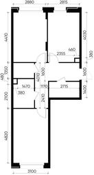 2-BD Apartment Sale, 60.3平方米 at Peredelkino Blizhnee, Korneya Chukovskogo Street, 1, Vnukovskoye Settlement, Moscow, Russia #3