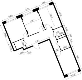 3-BD Apartment Sale, 77.8 sq. m. at Peredelkino Blizhnee, Korneya Chukovskogo Street, 1, Vnukovskoye Settlement, Moscow, Russia #3 3-BD Apartment Sale, 77.8 sq. m. at Peredelkino Blizhnee, Korneya Chukovskogo Street, 1, Vnukovskoye Settlement, Moscow, Russia #3