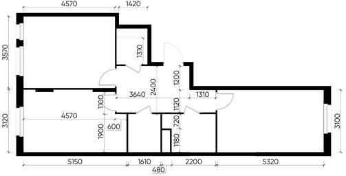 2-BD Apartment Sale, 67.4 sq. m. at Peredelkino Blizhnee, Korneya Chukovskogo Street, 1, Vnukovskoye Settlement, Moscow, Russia #3 2-BD Apartment Sale, 67.4 sq. m. at Peredelkino Blizhnee, Korneya Chukovskogo Street, 1, Vnukovskoye Settlement, Moscow, Russia #3