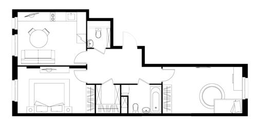 2-BD Apartment Sale, 67.4 sq. m. at Peredelkino Blizhnee, Korneya Chukovskogo Street, 1, Vnukovskoye Settlement, Moscow, Russia #4