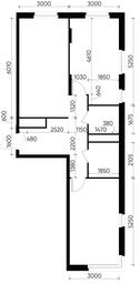 2-BD Apartment Sale, 66.8平方米 at Peredelkino Blizhnee, Korneya Chukovskogo Street, 1, Vnukovskoye Settlement, Moscow, Russia #3